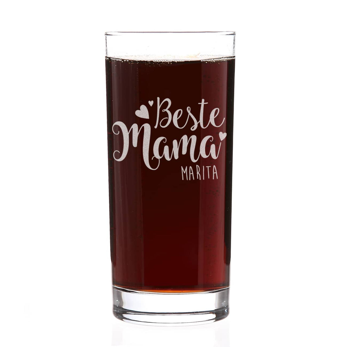 Trinkglas "Beste Mama" mit Name
