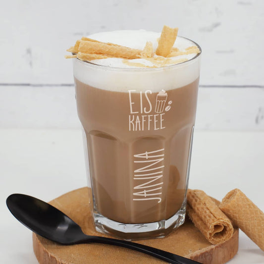 Trinkglas Eiskaffee