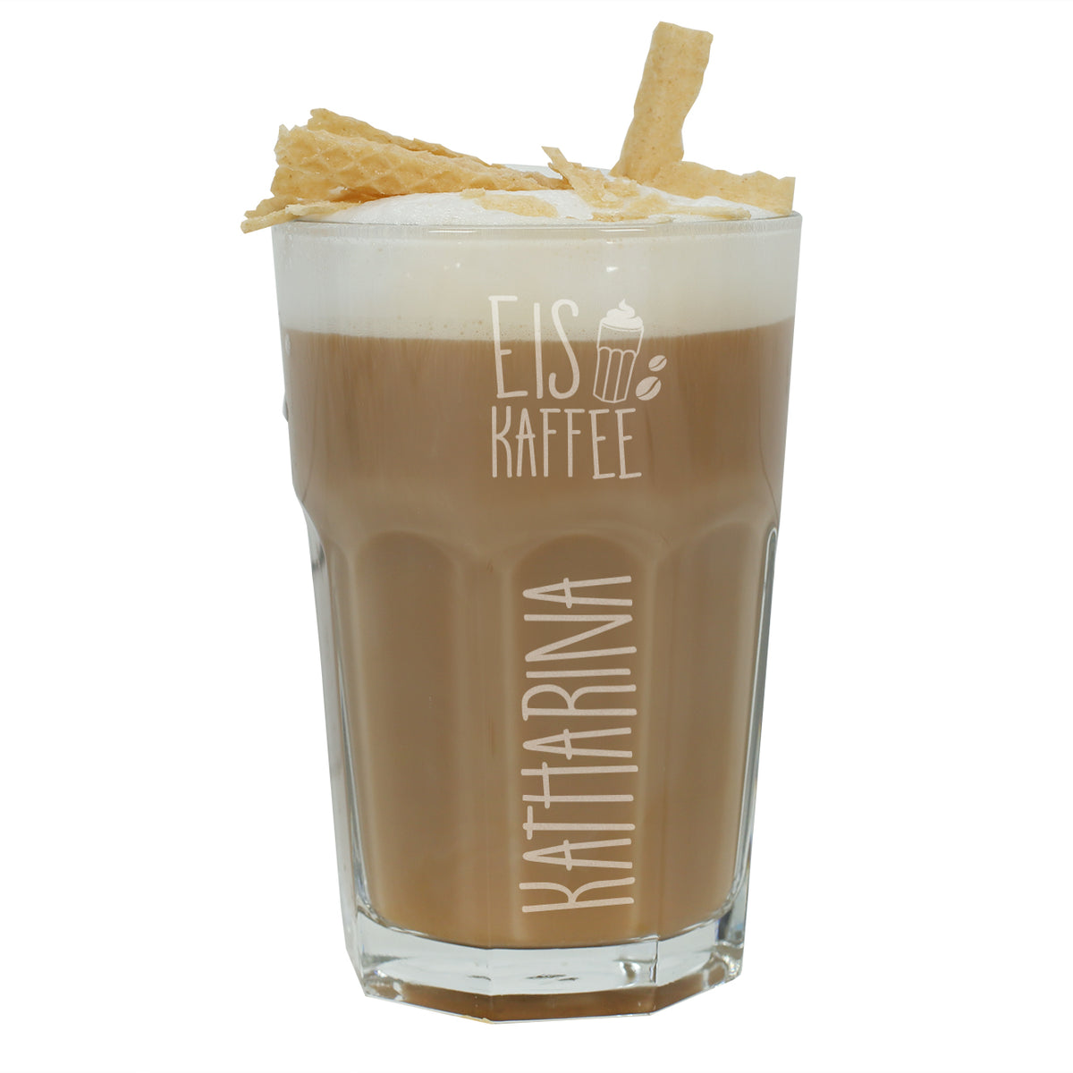 Trinkglas Eiskaffee