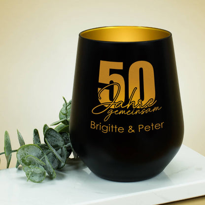 Windlicht zur goldenen Hochzeit