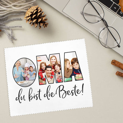 Brillenputztuch als Weihnachtsgeschenk für die Oma