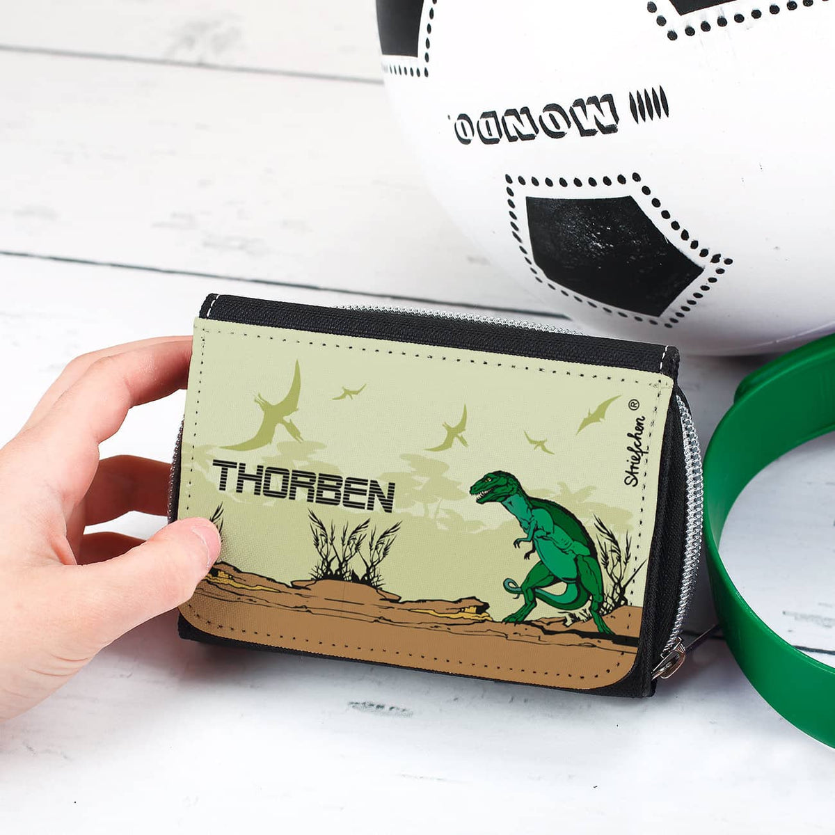 Geldbörse für Kinder Dinosaurier