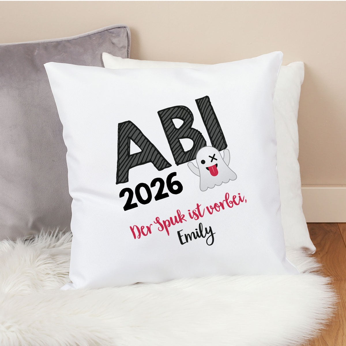 Der Spuk ist vorbei - Kissen zum Abitur 2026