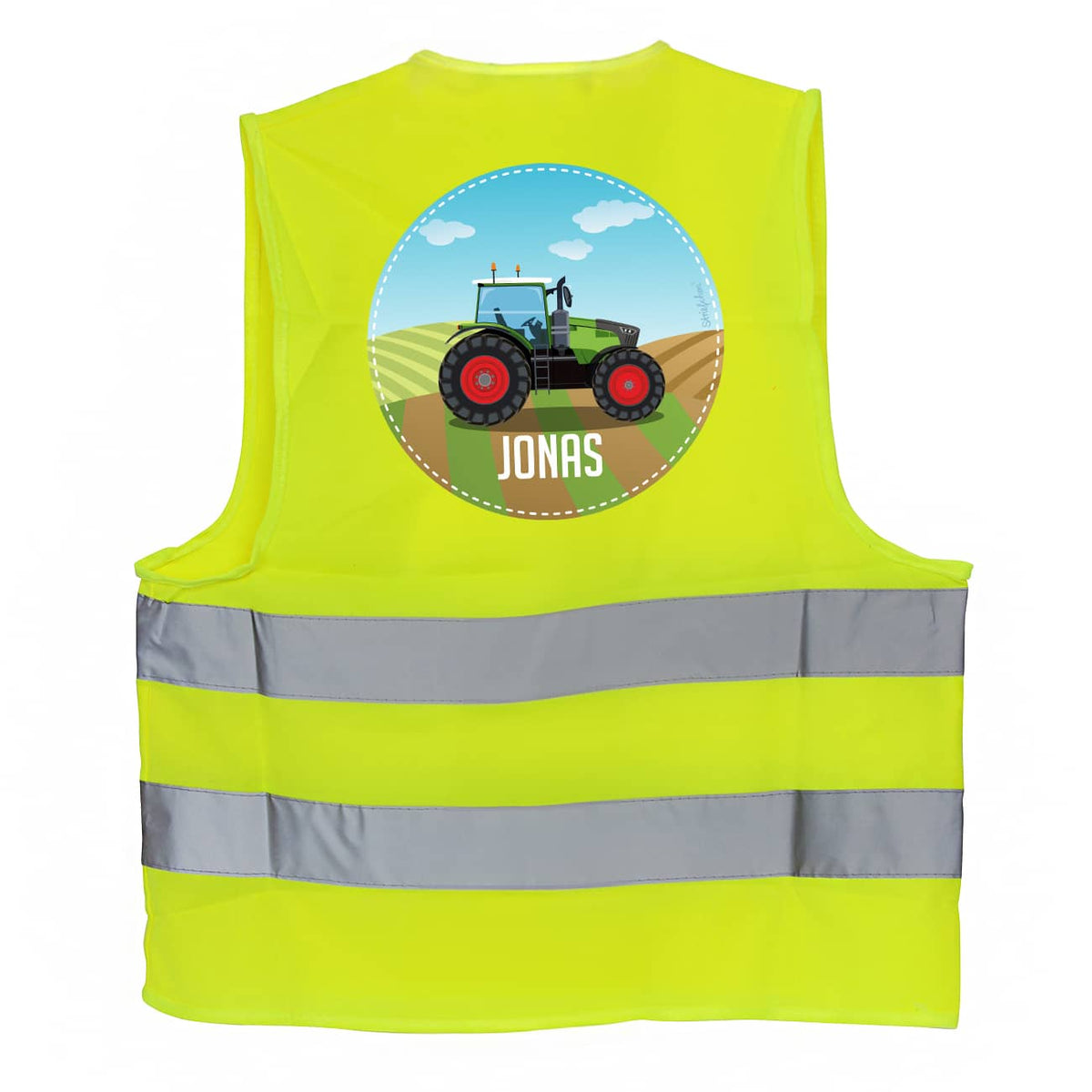 Kinderwarnweste mit Traktor Motiv