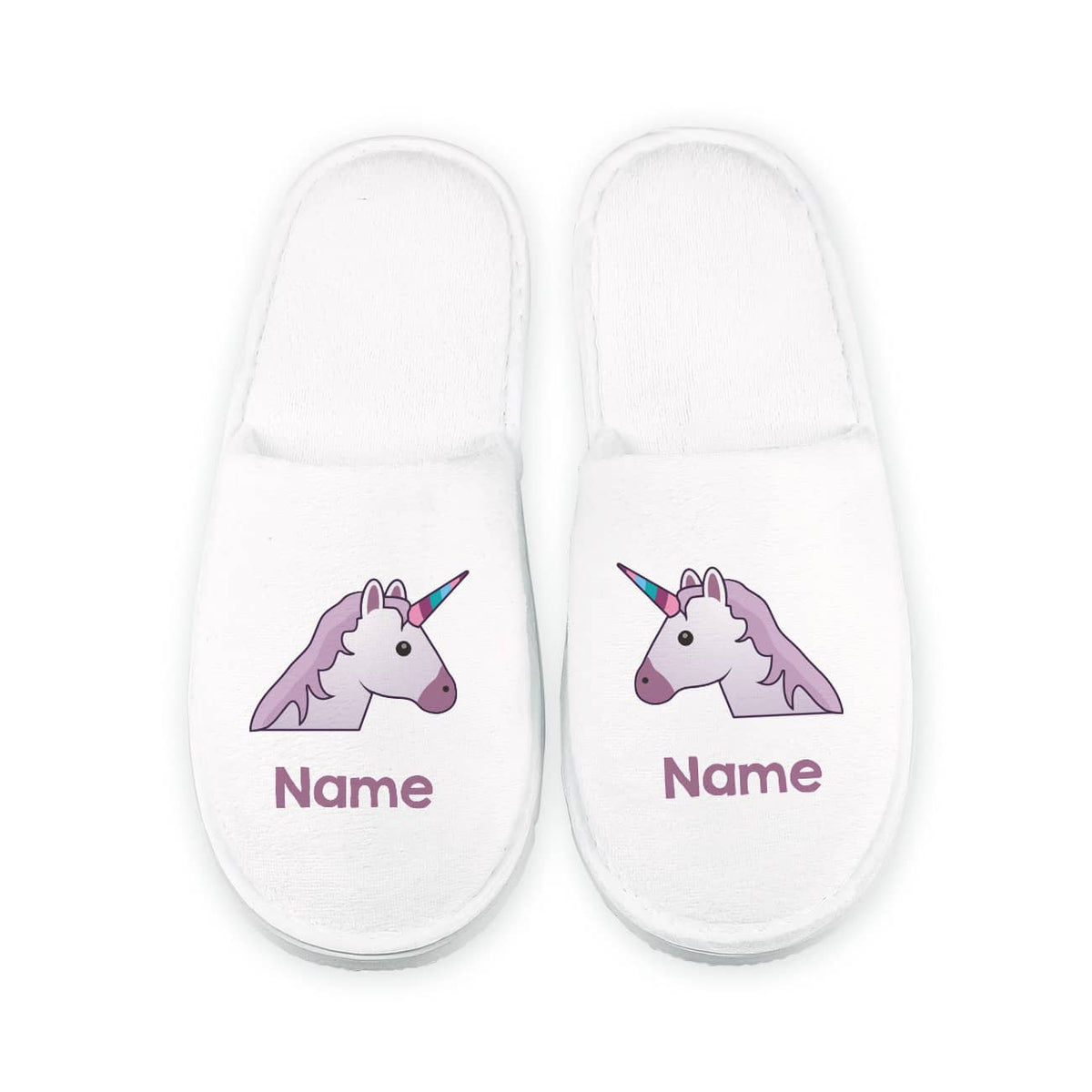 Einhorn Pantoffeln mit Name