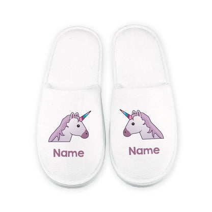 Einhorn Pantoffeln mit Name