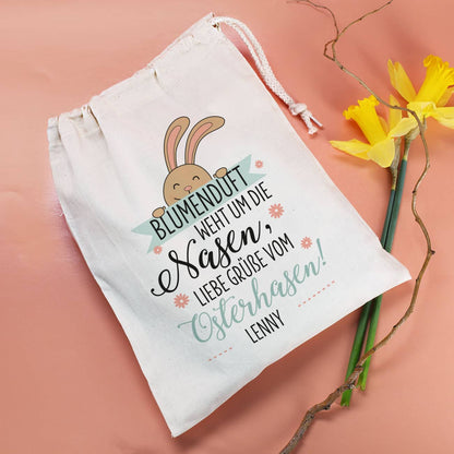 Blumenduft weht um die Nasen - Geschenksack zu Ostern