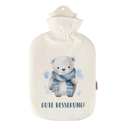 Kuschelige Wärmflasche mit 7 winterlichen Tiermotiven zur Auswahl