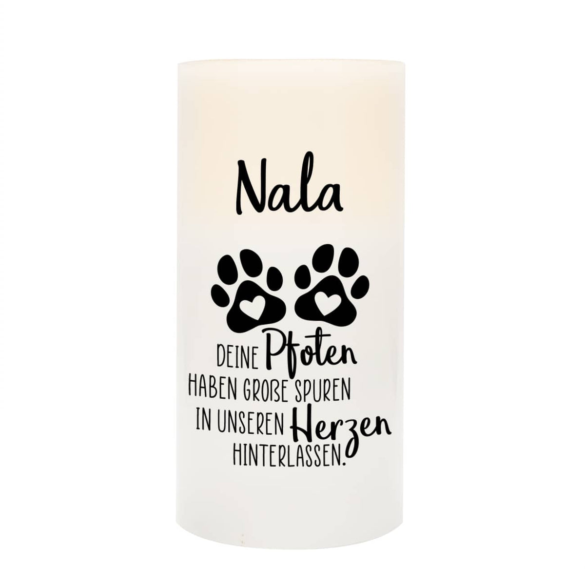 Personalisierung mit Name des Haustieres