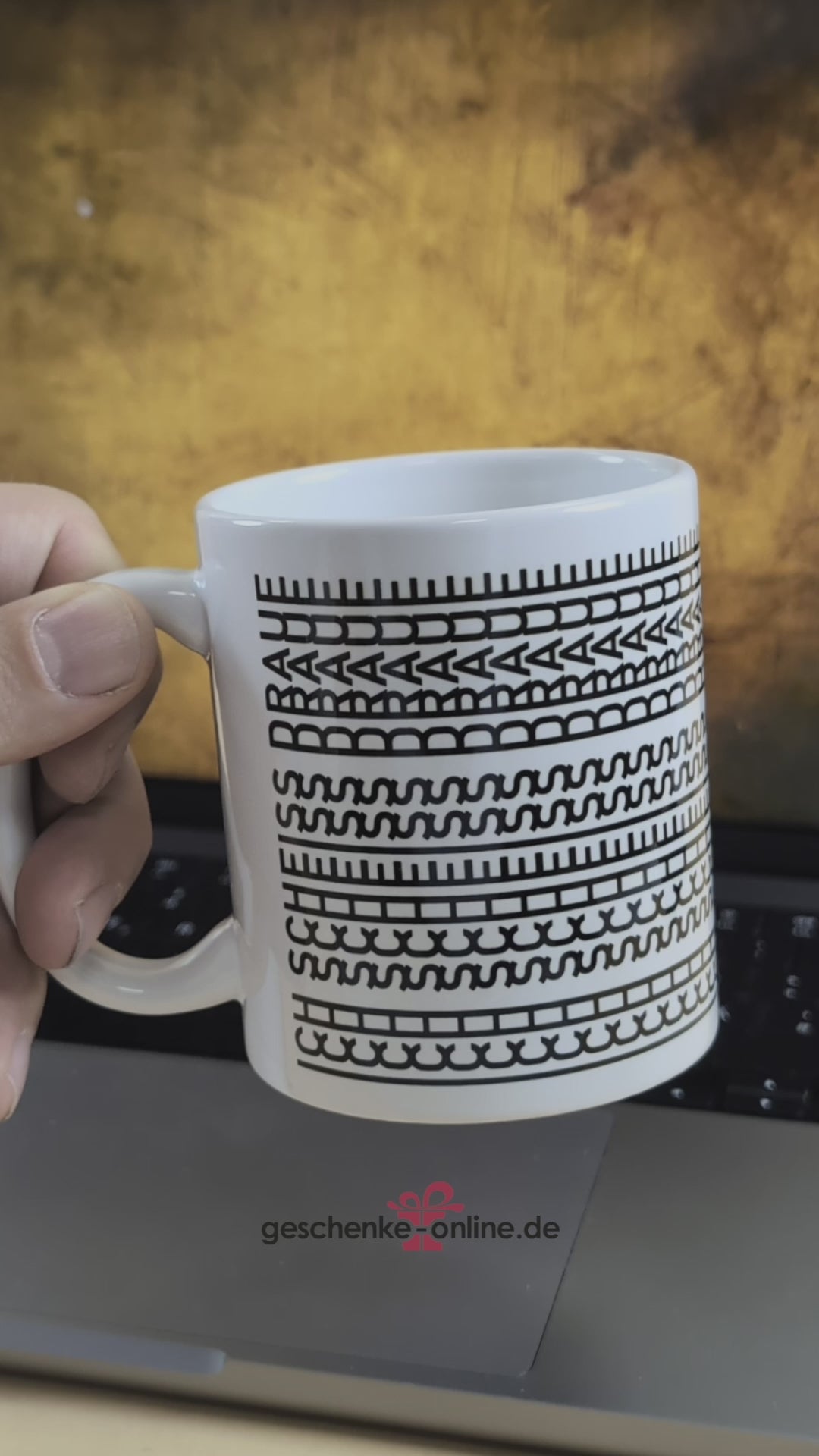 Lustige Tasse "Ich schei.. drauf"