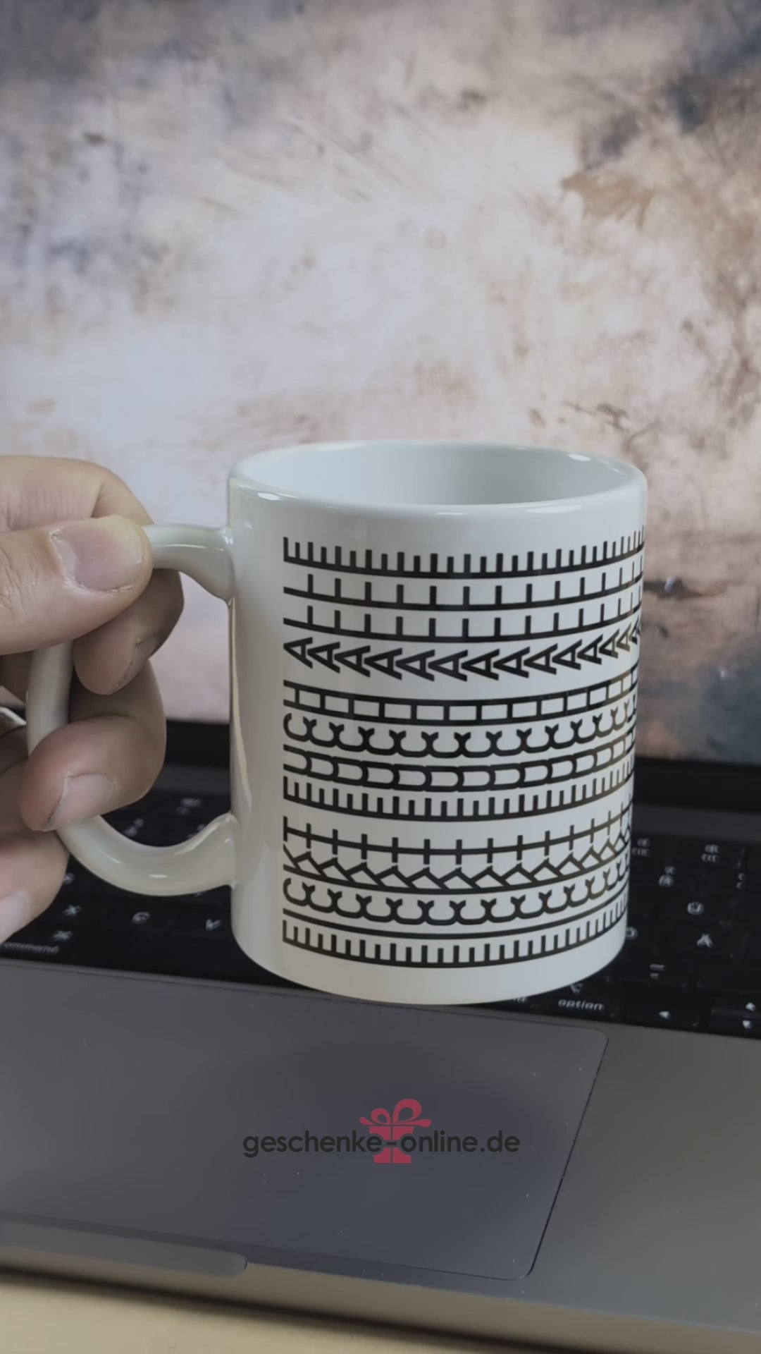 Lustige Tasse " Fickt Euch alle"