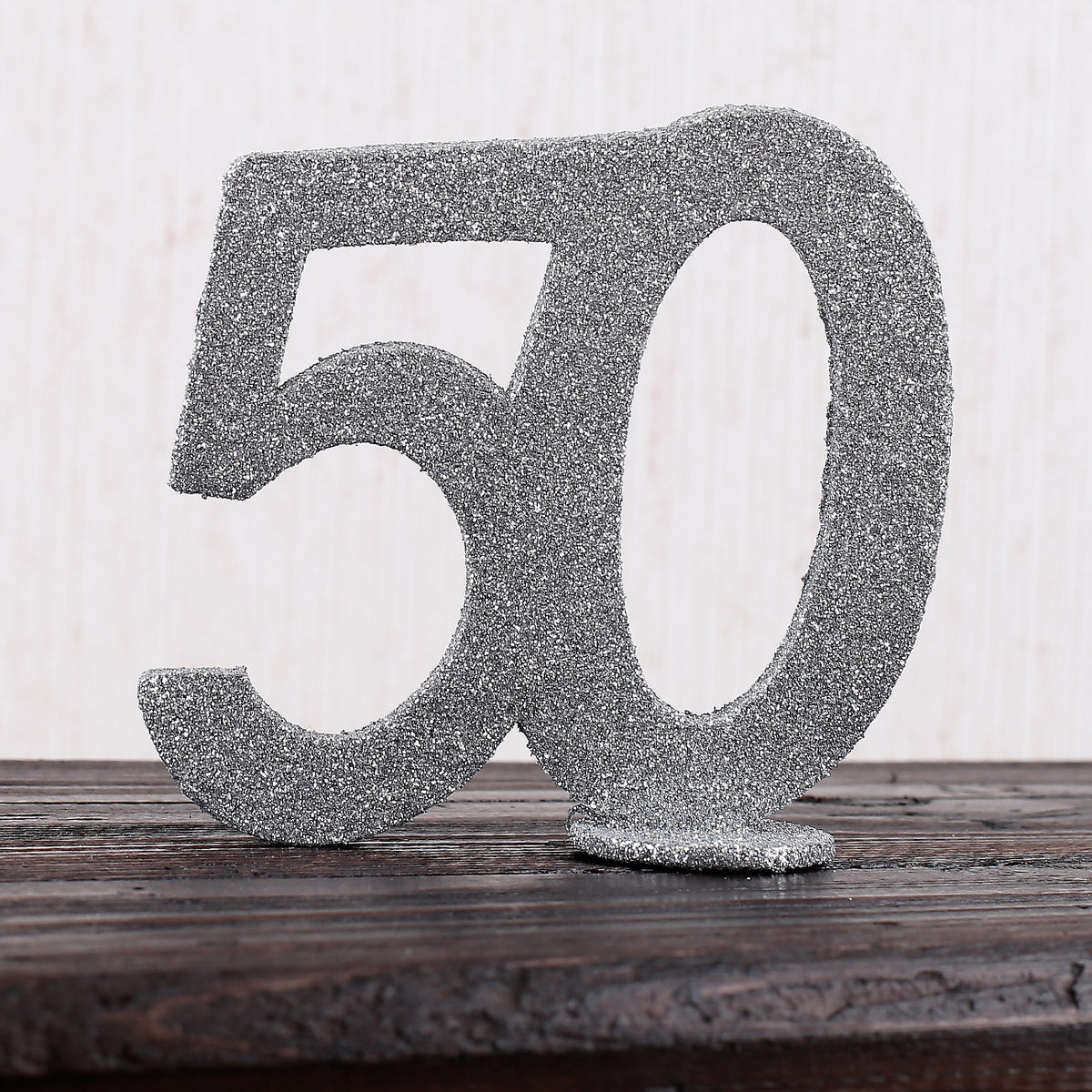 Silberne Dekozahl 50