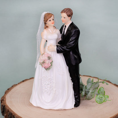 Brautpaar in Umarmung | Hochzeit Figur 16 cm