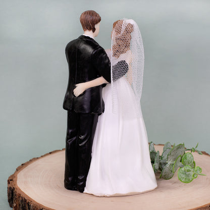 Brautpaar in Umarmung | Hochzeit Figur 16 cm