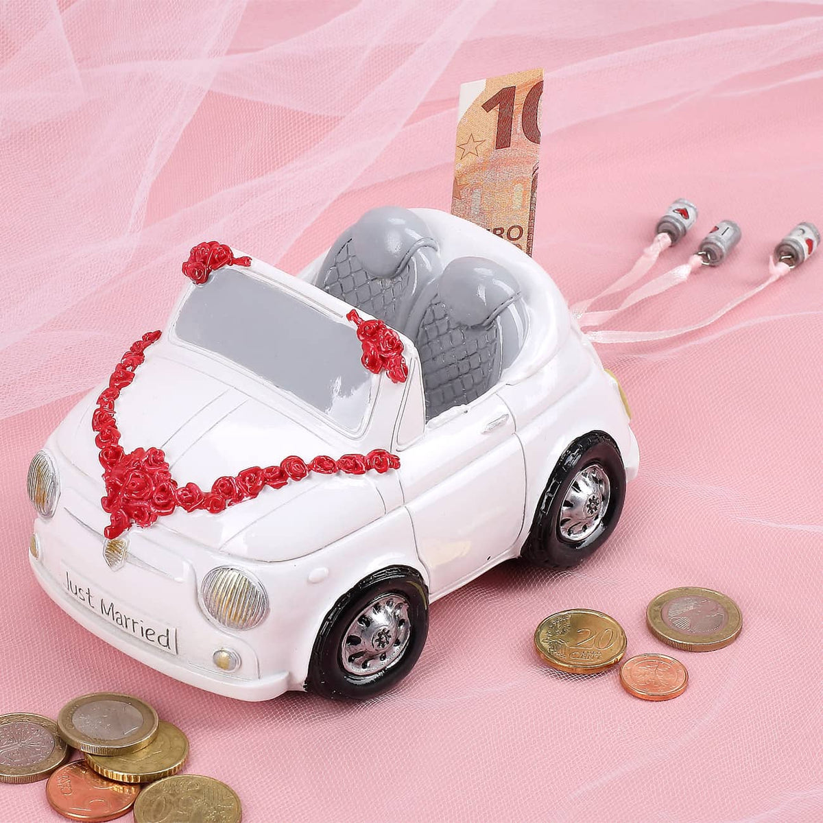 Spardose zur Hochzeit - Cabrio