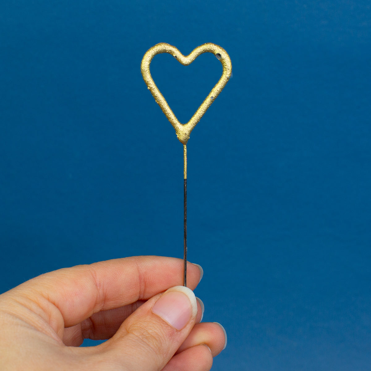 Mini Wunderkerze Herz gold