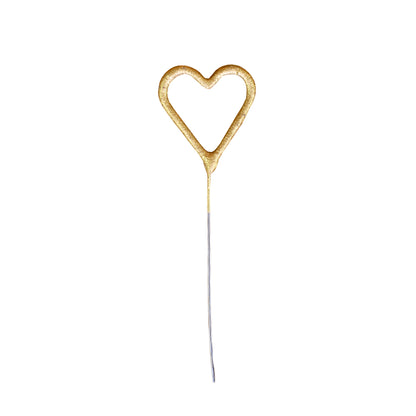 Mini Wunderkerze Herz gold