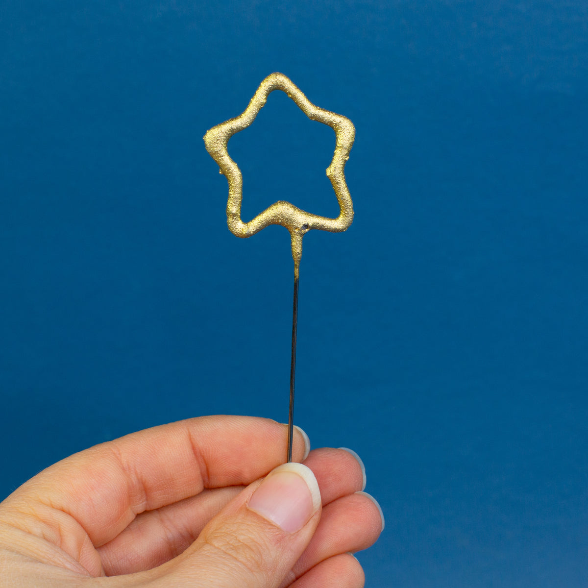 Mini Wunderkerze Stern gold